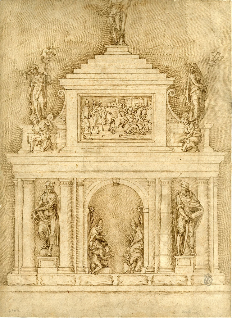 Progetto per le tombe di Leone X e Clemente VII - Real Academia de Bellas Artes de San Fernando, Madrid
